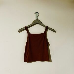 Hippie Rose • Brown Tank Top
